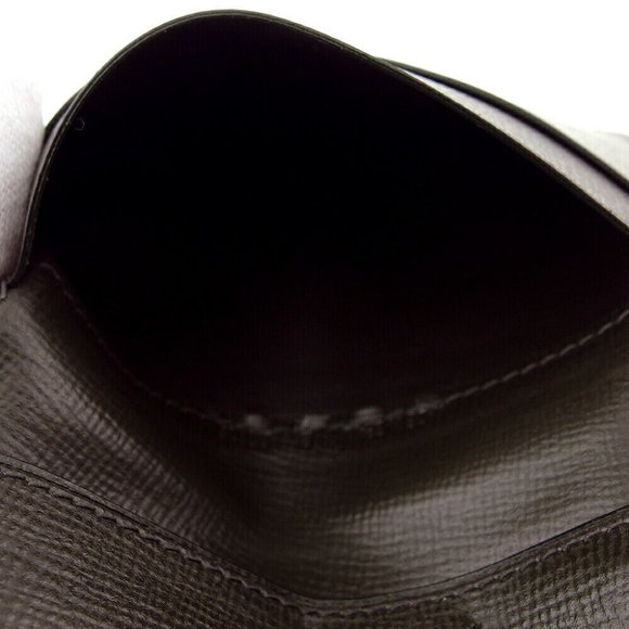 DUNHILL Card Case Boton Leather Authentic USED - Picture 10 of 11